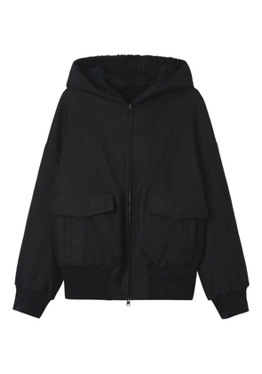 Y's hooded pocket jacket - Black
