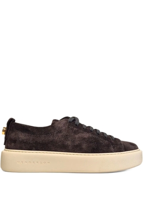 Henderson Baracco suede platform sneakers - Brown