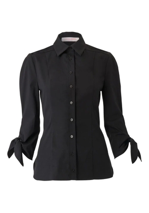 Carolina Herrera tie-sleeve shirt - Black