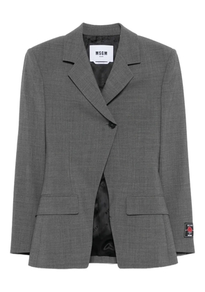 MSGM single-breasted blazer - Grey