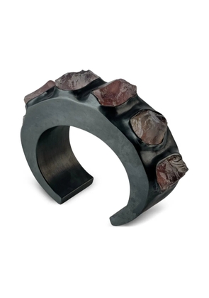 Parts of Four Crescent cuff bracelet - Black