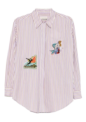 ALEMAIS Lucky Pace embellished shirt - Purple