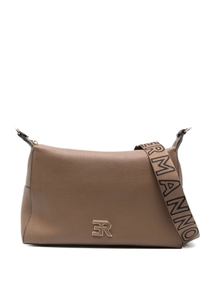 ERMANNO FIRENZE logo-strap tote bag - Brown