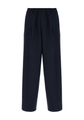 Cellar Door pleated elasticated-waistband trousers - Blue