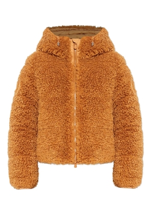 Save The Duck hooded zip jacket - Brown