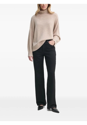 Gestuz turtleneck balloon-sleeve sweater - Neutrals