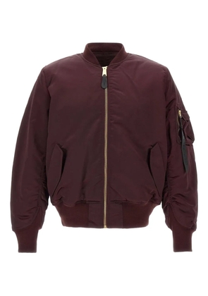 Alpha Industries MA-1 Base Flight utility-pocket bomber jacket - Red