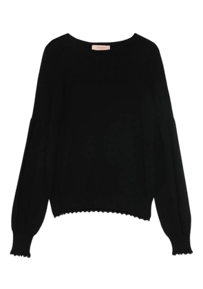 TWINSET boat-neck sweater - Black