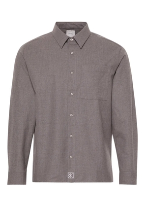 Calvin Klein pocket long-sleeved shirt - Grey