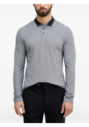 BOSS long-sleeve polo shirt - Blue