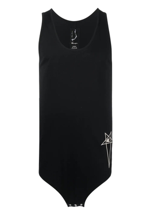 Rick Owens X Champion embroidered-logo cotton vest - Black
