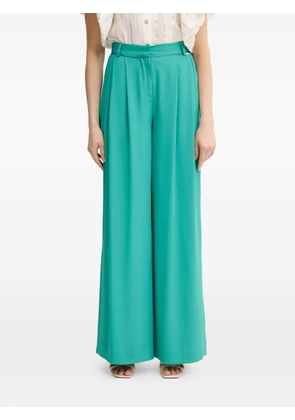 FRACOMINA pleated wide-leg trousers - Green
