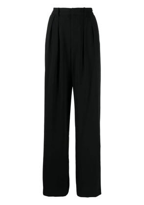alice + olivia pleat-detail wide-leg pants - Black