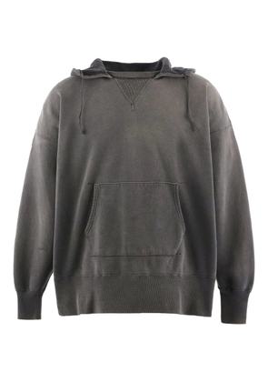 SAINT MXXXXXX BB_AFTER front pouch pocket hoodie - Grey