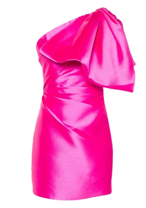 Solace London Marcela oversized-bow minidress - Pink