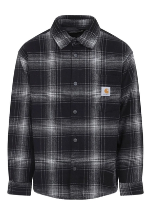Carhartt WIP check wool shirt - Black