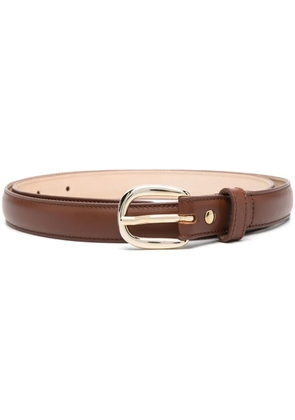 A.P.C. Rosette leather belt - Brown