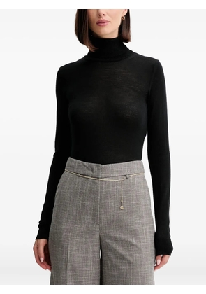 SIMONA CORSELLINI turtleneck long-sleeve top - Black