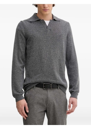 Marc O'Polo long-sleeve polo-collar sweater - Grey