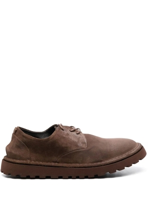 Marsèll Sancrispa Alta suede derby shoes - Brown
