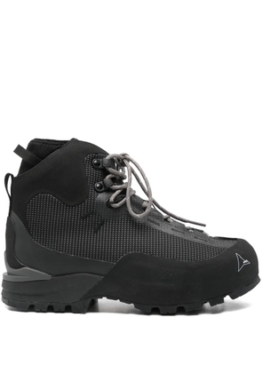 ROA Hida lace-up panelled hiking boots - Black