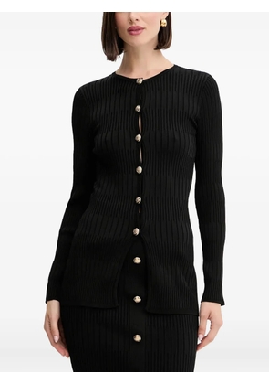 MARCIANO by GUESS button ribbed cardigan - Black