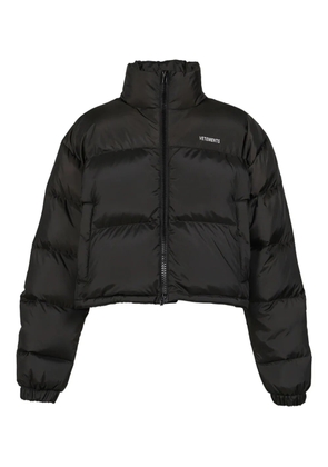 VETEMENTS quilted puffer jacket - Black