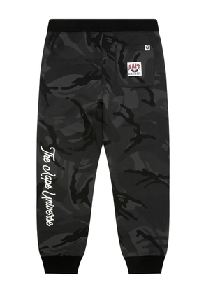 AAPE BY *A BATHING APE® camo-print logo track pants - Black