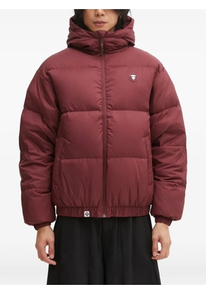 AAPE BY *A BATHING APE® hooded padded jacket - Red