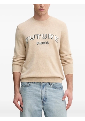 FROM FUTURE logo-graphic sweater - Neutrals