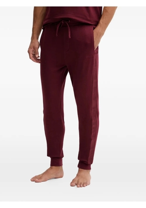 HUGO logo-detail trousers - Red