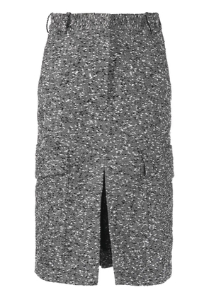 Victoria Beckham tailored cargo midi skirt - Black