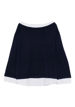 tout a coup layered top - Blue