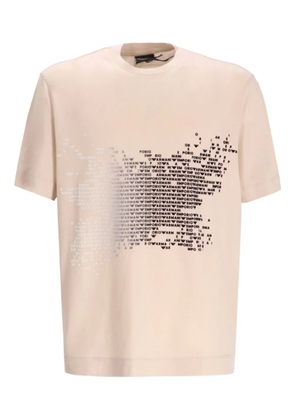 Emporio Armani logo-print short-sleeve t-shirt - Neutrals