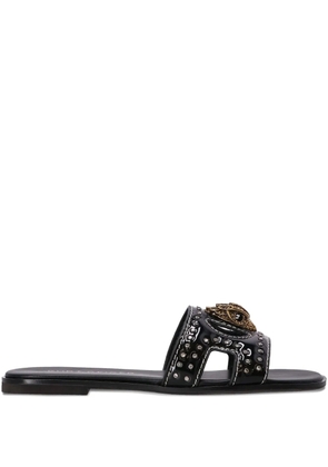 Kurt Geiger London eagle-charm cut-out sandals - Black