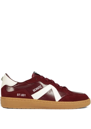 Schutz 30mm panelled low-top sneakers - Red