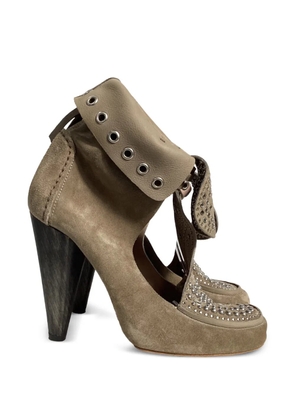 Isabel Marant Vintage Mossa cut-out ankle boots - Brown