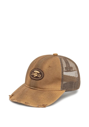 AAPE BY *A BATHING APE® embroidered-patch baseball cap - Brown