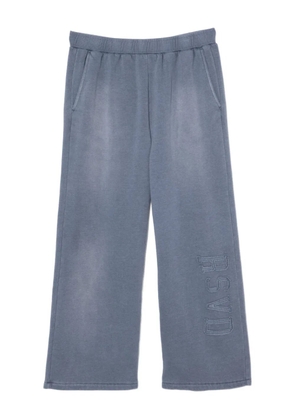 izzue embroidered track pants - Blue