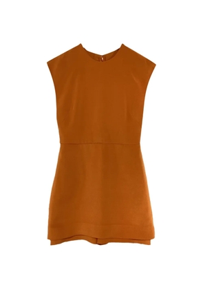 Valentino Garavani Pre-Owned crew-neck romper - Orange