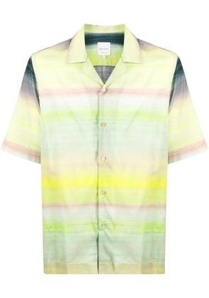 Paul Smith 'Untitled Stripe' short-sleeve shirt - Green