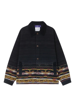 aftermaths corduroy shirt jacket - Black