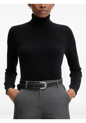 Benetton hooded padded knitwear - Black