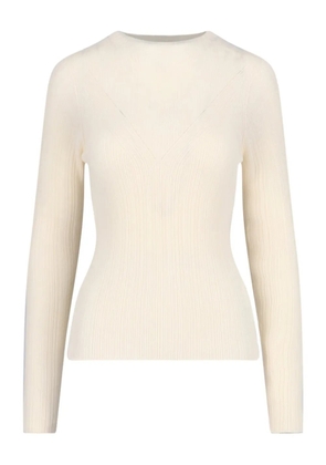 TONYWACK ribbed top - Neutrals