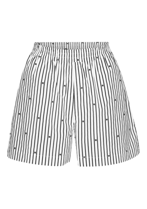 ROTATE BIRGER CHRISTENSEN striped shorts - White