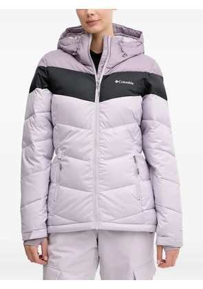 Columbia hooded puffer jacket - Purple