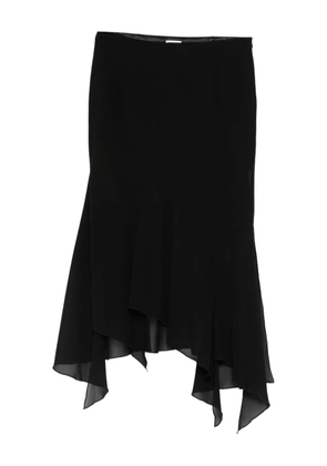 AVAVAV Kajsa asymmetric midi skirt - Black