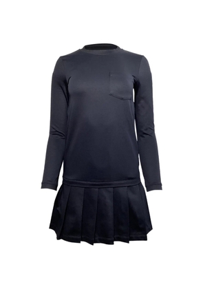Thom Browne pleated French mini dress - Blue