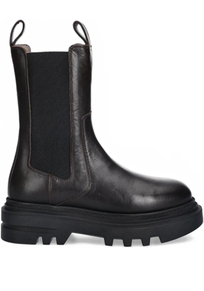 AllSaints 55mm pull-tab boots - Brown