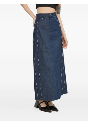 Gestuz RockieGZ studded maxi skirt - Blue